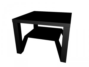 table Modello 3D