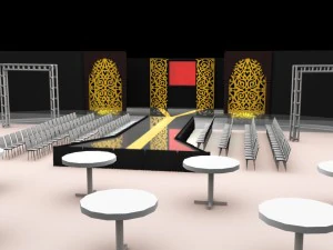 Ramp Walk-B&uuml;hne 3D Modell