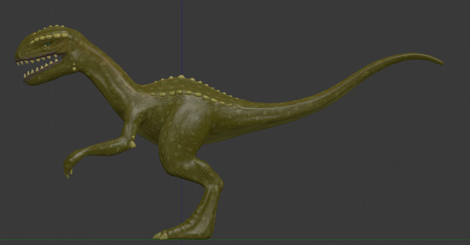 dinosaur 3D Model .c4d .max .obj .3ds .fbx .stl .blend 