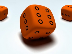 orange game cub 3D Model