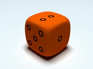orange game cub 3D Model