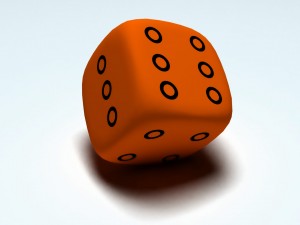 orange game cub 3D Model
