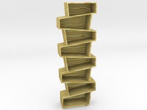 book shelf Model 3D