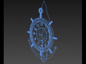 titanic clock 3D Model