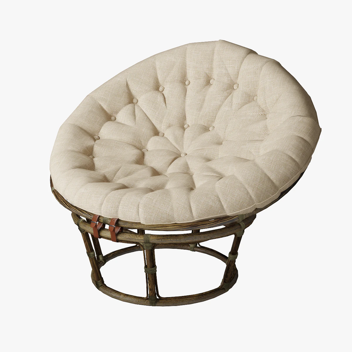 papasan chair 3D Model .c4d .max .obj .3ds .fbx .stl .blend 