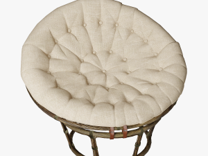 papasan chair Modelo 3D