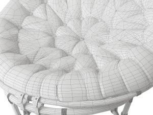 papasan chair 3D Model