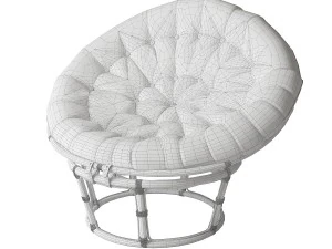 papasan chair 3D Model