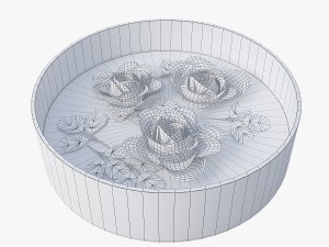 floral decor Modelo 3D