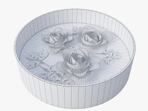 floral decor 3D Model