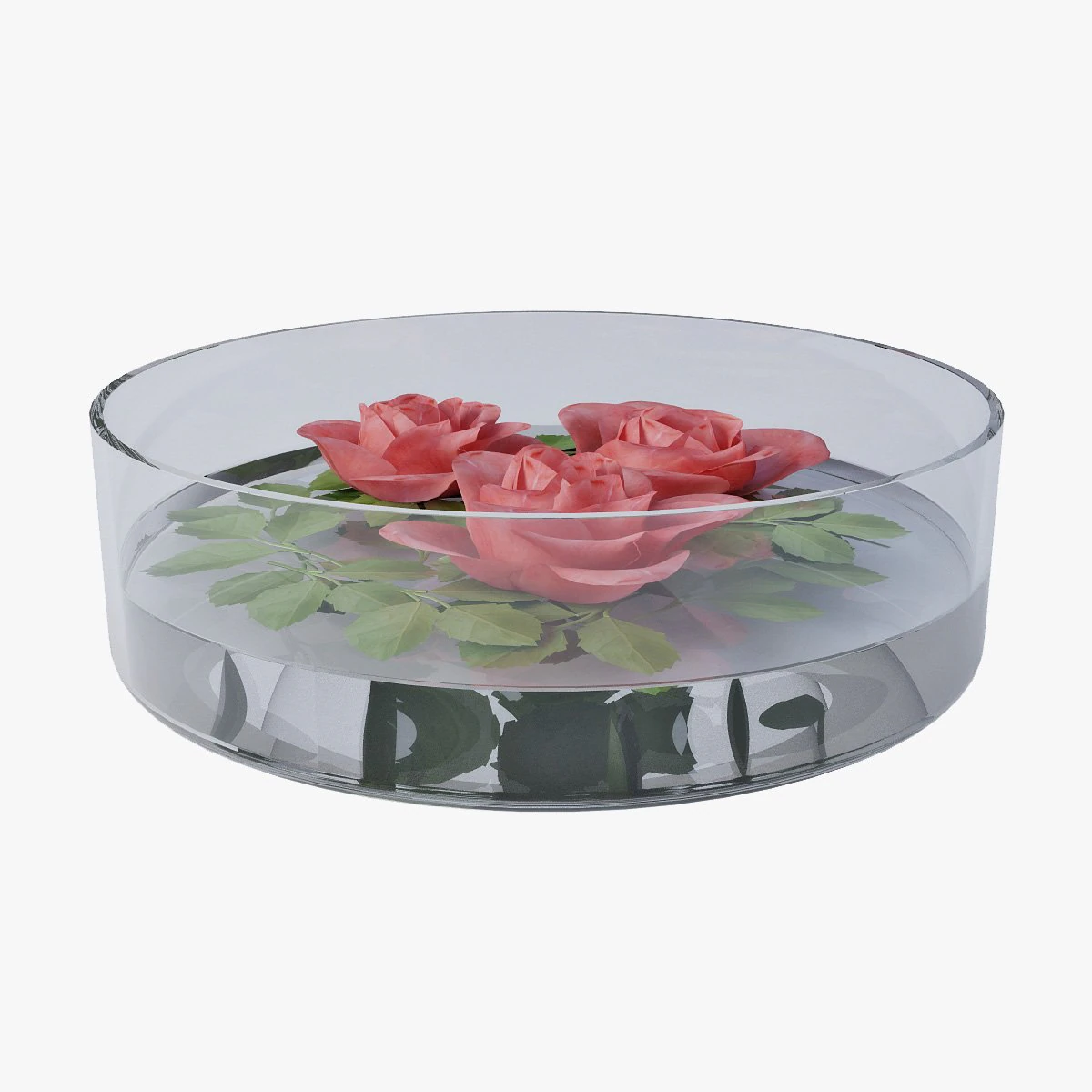 floral decor 3D Model .c4d .max .obj .3ds .fbx .stl .blend 