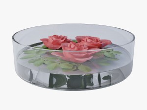 floral decor Modello 3D