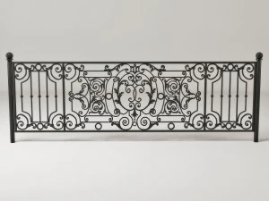 forged fence 3D Model