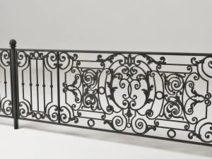 forged fence 3D Model