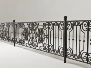 forged fence 3D Model