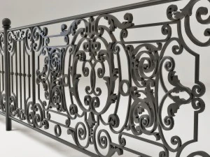 forged fence 3D Model