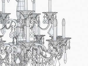 chandelier schonbek Modello 3D