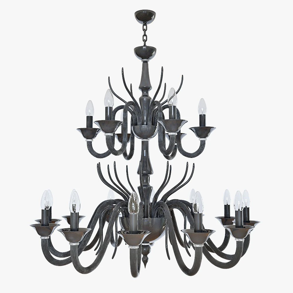 chandelier leucos belzebu 3D Model .c4d .max .obj .3ds .fbx .stl .blend 