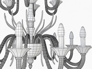 chandelier leucos belzebu Modelo 3D