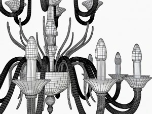 chandelier leucos belzebu 3D Model