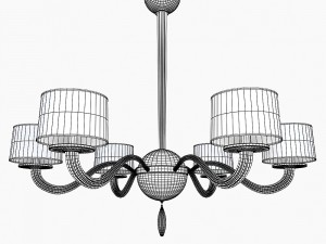 chandelier baker bbs08 3D 모델