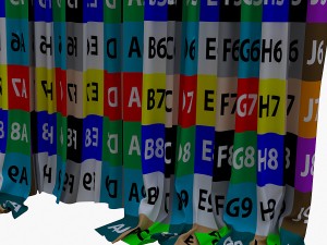 curtain 01 3D Model