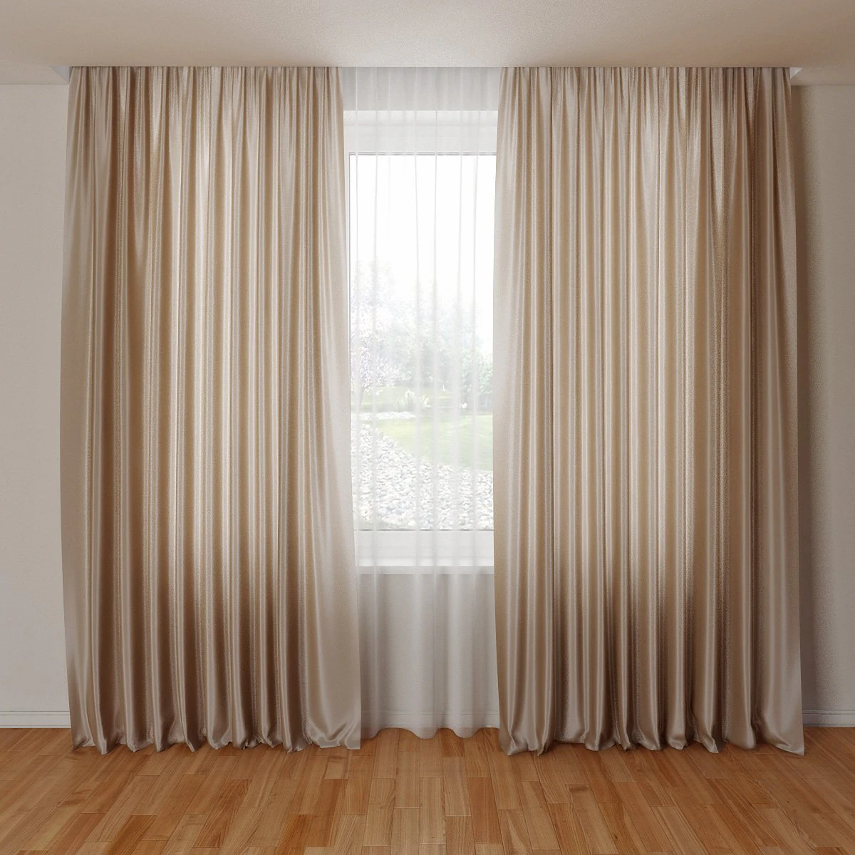 curtain 02 3D Model .c4d .max .obj .3ds .fbx .stl .blend 