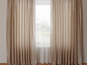 curtain 02 Model 3D