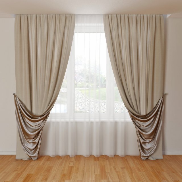 curtain 05 3D मॉडल .c4d .max .obj .3ds .fbx .stl .blend