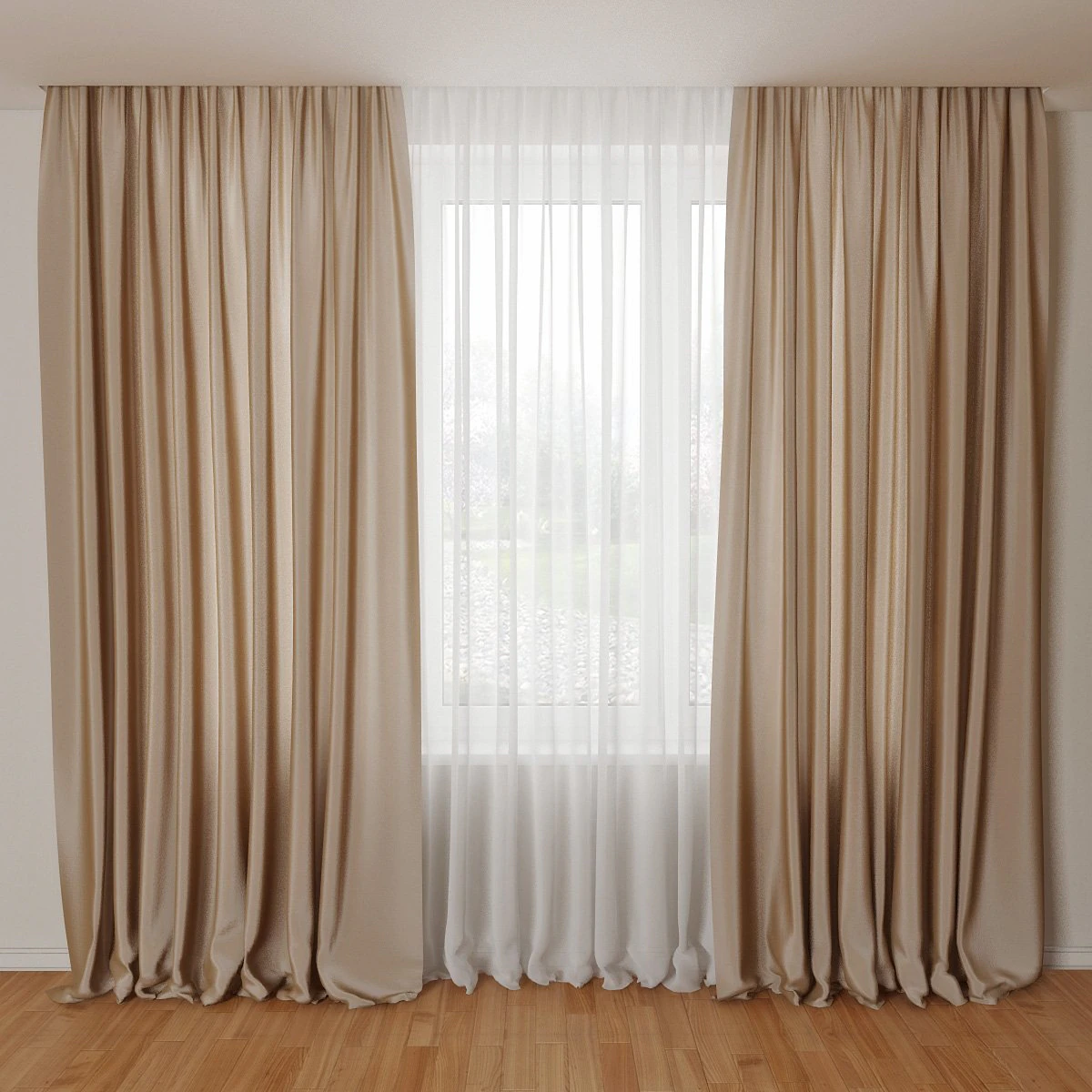 curtain 08 3D Model .c4d .max .obj .3ds .fbx .stl .blend 
