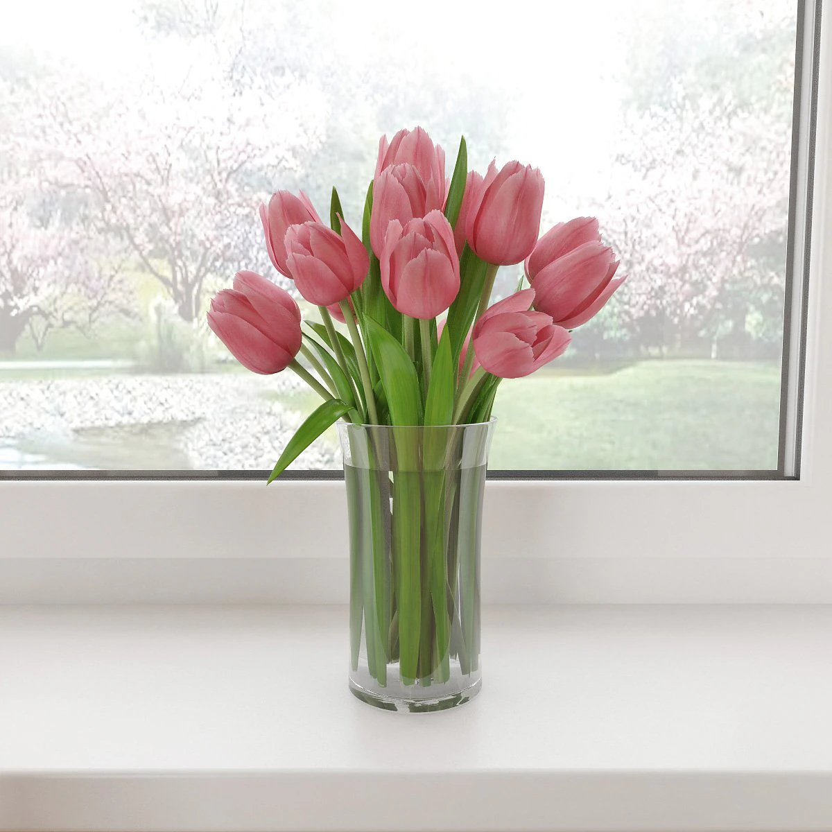 tulipas Modelo 3D .c4d .max .obj .3ds .fbx .stl .blend 