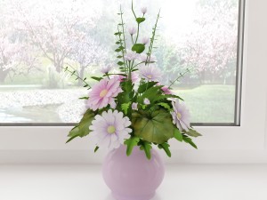 flowers 3Dモデル