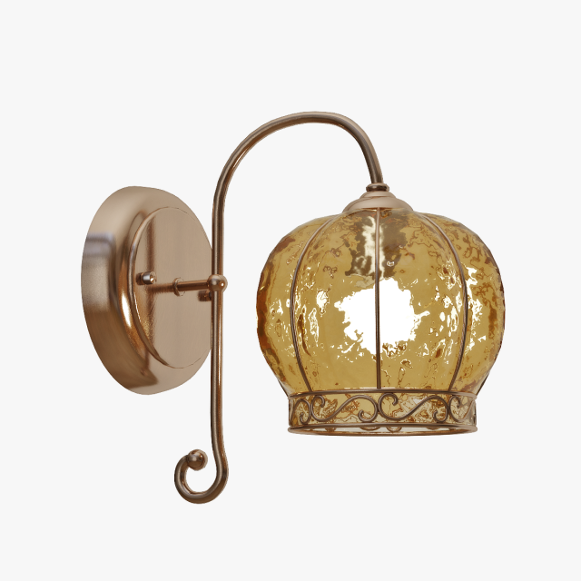 wall lamp arte lamp a2106ap-1ab 3D 模型 .c4d .max .obj .3ds .fbx .stl .blend 