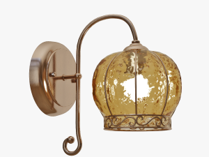 wall lamp arte lamp a2106ap-1ab 3Dモデル