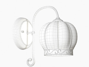 wall lamp arte lamp a2106ap-1ab 3D 模型