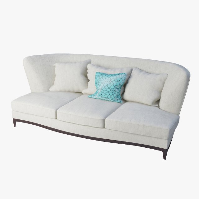sofa Model 3D .c4d .max .obj .3ds .fbx .stl .blend 