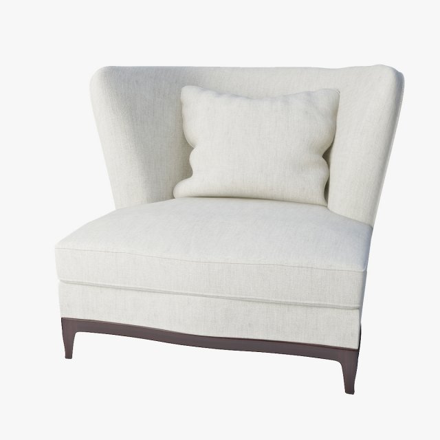 armchair 3D Model .c4d .max .obj .3ds .fbx .stl .blend 