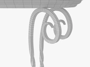 mirror console 3D Model