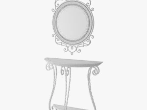 mirror console 3D Model