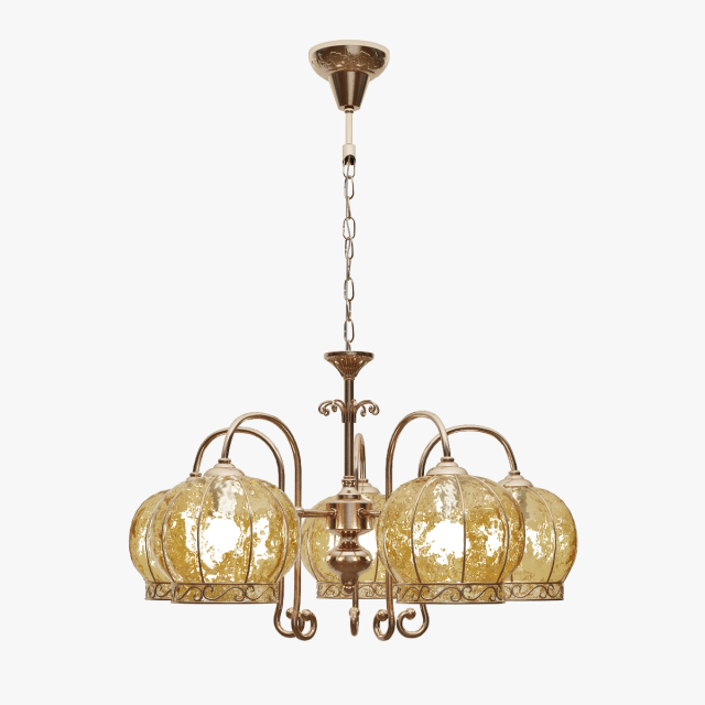 chandelier hanging arte lamp 3D Модель .c4d .max .obj .3ds .fbx .stl .blend 