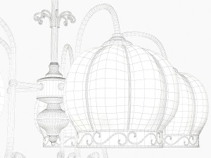chandelier hanging arte lamp 3D Модель
