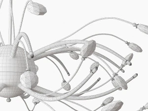 chandelier lightstar tenalia 747164 3D Model