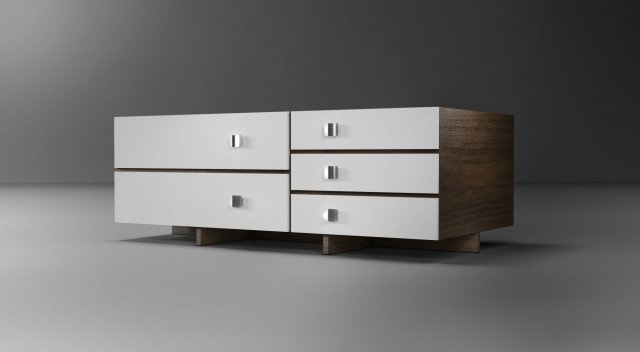 dresser 3D 모델 .c4d .max .obj .3ds .fbx .stl .blend 