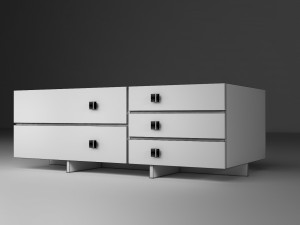 dresser 3D 모델