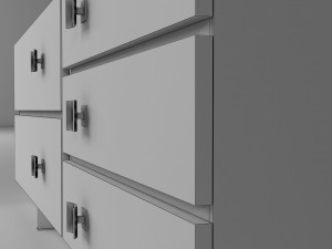 dresser 3D 모델