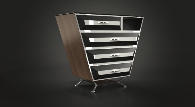 strict dresser in style 3Dモデル .c4d .max .obj .3ds .fbx .stl .blend 