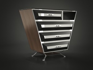 strict dresser in style 3D Model