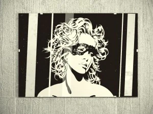 소녀의 사진 3D 모델