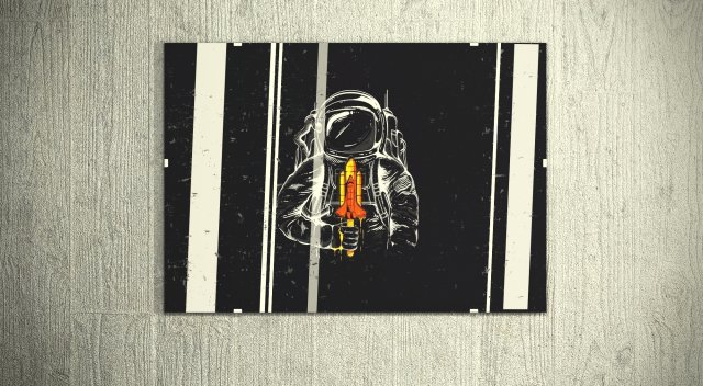 picture of an astronaut Modelo 3D .c4d .max .obj .3ds .fbx .stl .blend 