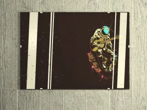 picture of an astronaut 2 3D Model